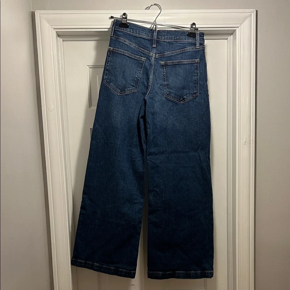 Gap Women's Petite High-Rise Stride Wide-Leg Jeans. Size 27/4 petite. NWT! - Picture 8 of 10